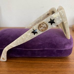 Gucci Sunglasses with star on sides *sparkly*